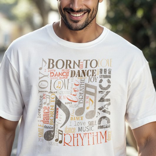 オ生まれレンジ/ブラウンID277を踊る Tシャツ