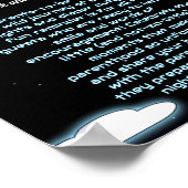 オ男の子スター宇宙ベビーシャワー深夜おむつ ポスター (角)