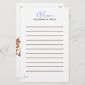 オ男の赤ちゃんリトルカボチャ秋ベビーシャワーアドバイス (正面/裏面)