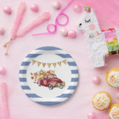 オ男の赤ちゃんリトルカボチャ秋ベビーシャワー ペーパープレート (パーティー)