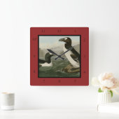 オ素晴らしーク – ジョン・ジェームズ・アウドゥボンの鳥たち スクエア壁時計 (ホーム)