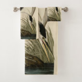 オ素晴らしードボンのアメリカ鳥のブルーヘロン バスタオルセット (インサイチュ)