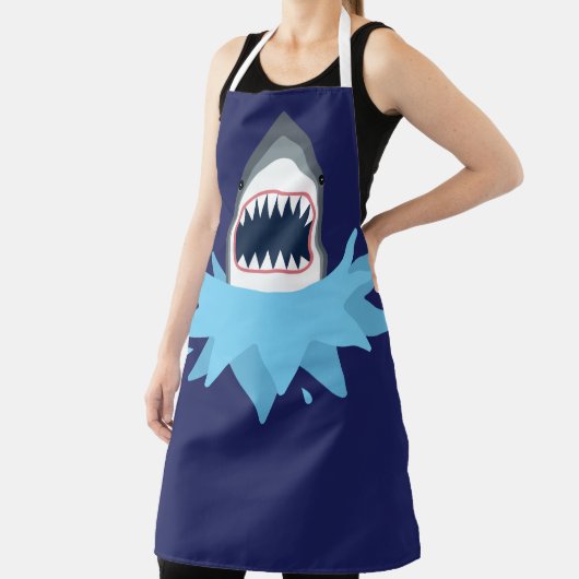 オ素晴らしープン·アゴでホホジロザメが攻撃 エプロン (インサイチュ)