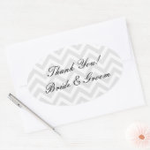 オ結婚バル感謝していのステッカー |エンベロープシーラー 楕円形シール (封筒)