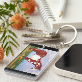 オ絵を描バスタリオン – Keychain キーホルダー (正面右)