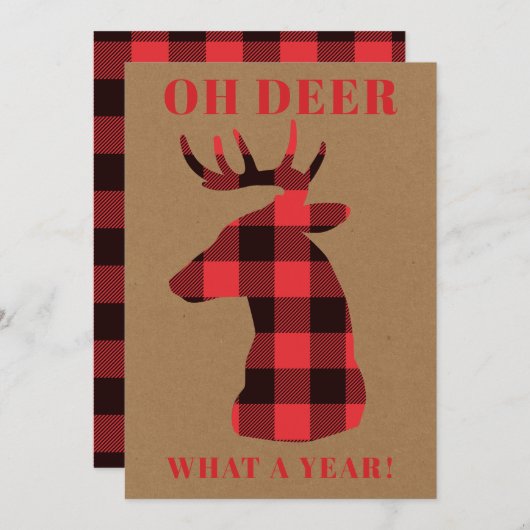 オ鹿おもしろい何年間バッファローのプレイドクラフト シーズンカード (正面/裏面)