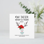 『オ・ディア・ワット・ア・イヤー2021年クリスマス・おもしろいことわざ』 シーズンカード (スタンド正面)