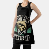 オ・フィッシュ・アリー2022退職した魚釣り・リティー・ギフト エプロン (インサイチュ)