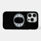 オ・フォー・ダイヤモンド・モノグラム iPhoneケース (裏面横)