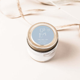 オ・ボーイ・ミニマルモダンリスト赤ちゃんシャワー ラウンドシール