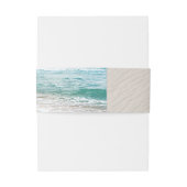 オceanの砂と波と名言 招待状ベリーバンド (裏面例)