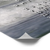 オcean Waves カレンダーポスター ポスター (角)