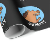 オHayyyyホースおもしろいプンダークBG ラッピングペーパー (ロールコーナー)