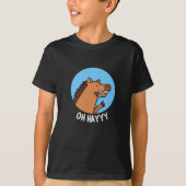 オHayyyyホースおもしろいプンダークBG Tシャツ (正面)