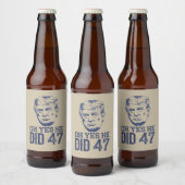 オYes彼は47トランプ2024した ビールラベル (ボトル)