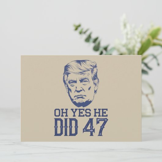 オYes彼は47トランプ2024した 招待状 (スタンド正面)