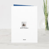 &カおもしろいウトバスセットハウンド誕生日カード カード (裏面)