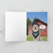 カおもしろいウボーイドッグ/ラボバレンタイン シーズンカード (内部)