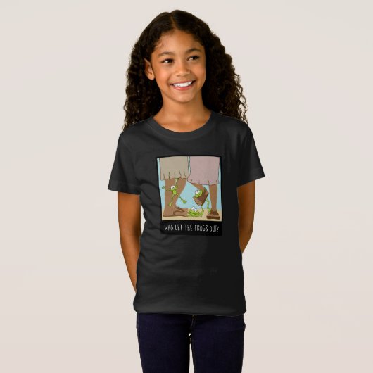 カおもしろいエルをTシャツから脱がせた行き過ぎの人 Tシャツ (正面フル)