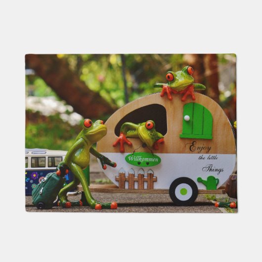 カおもしろいエルズ·ビッド·ユー·ウェルカム·ドア·マット ドアマット (正面)