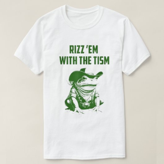 カおもしろいエルEmをTISMの引用文でリズおもしろい Tシャツ (デザイン正面)