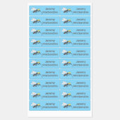 カおもしろいカ虫パーソナライズされた ラベル (シート)