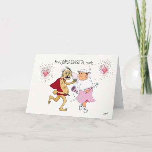 カおもしろいップルの記念カード。 カード (正面)