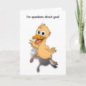 カおもしろいップルの記念カード。 カード (正面)