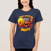 カおもしろいニ トライブレンドTシャツ (正面)