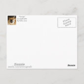 カおもしろいワイトなスマイル ポストカード (裏面)