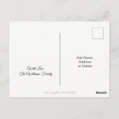 カおもしろいワイトセントニコラスオランダシンテクラースキッズアート ポストカード (裏面)