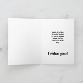 カおもしろいー失ったドなし恋しく思かわいい シーズンカード (内部)