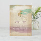 カお洒落イツ夏雲水結婚色ズ 招待状 (スタンド正面)