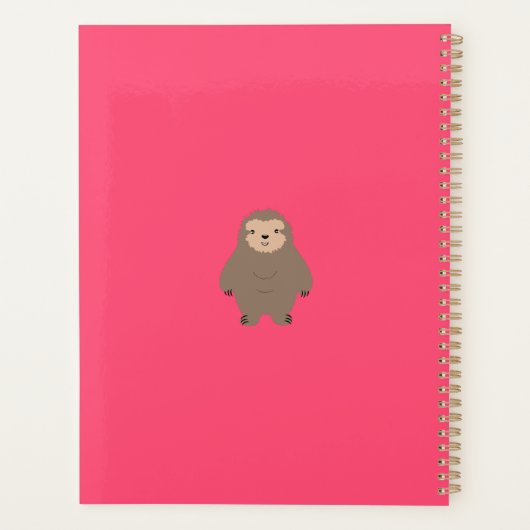 カすごいワイトウィムジパーソナライズされたー プランナー手帳 (裏面)