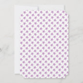 カすごいワイトパンパーパーティーガールズ誕生日招待状 招待状 (裏面)