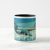 カの戦闘爆撃機 マグカップ (中央)