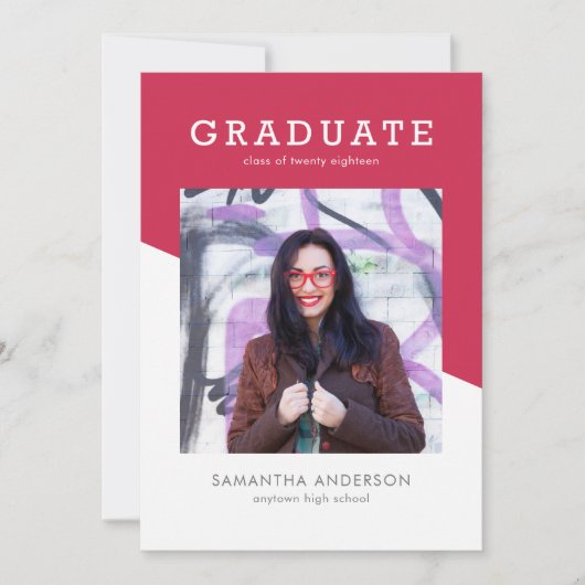 カはっきりしたラー目盛招待状 招待状 (正面)