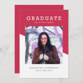 カはっきりしたラー目盛招待状 招待状 (正面/裏面)