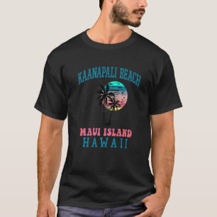 カアナパリビーチマウイハワイビーチパームツリーズサムメ Tシャツ