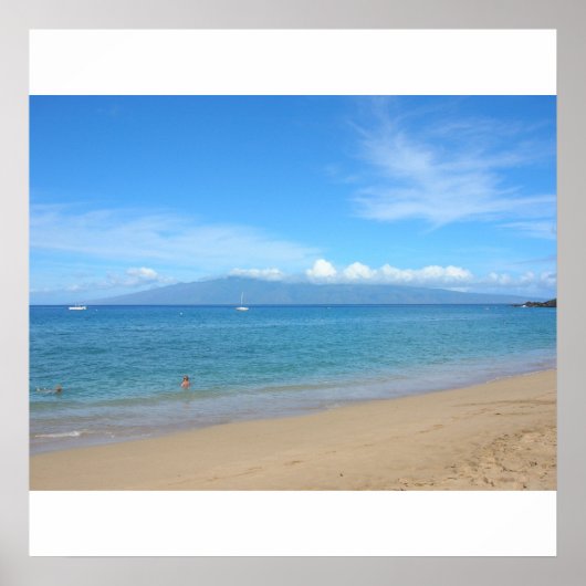 カアナパリビーチマウイ ポスター (正面)