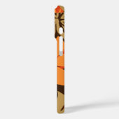 カアナパリ迷彩柄ハワイアンハイビスカスオレンジ Case-Mate iPhoneケース (裏面 / 左)