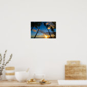 カアナポリビーチサンセット ポスター (キッチン)