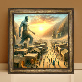 カアナン芸術のクリスチャン聖書巨人 ポスター