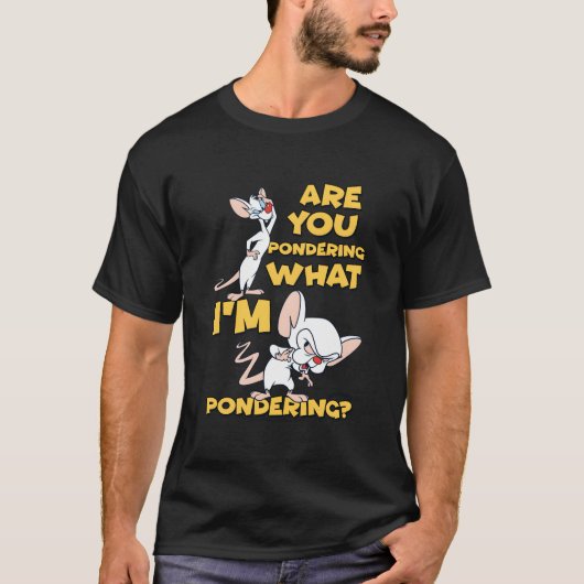 カイとブレインの深い思考 Tシャツ (正面)
