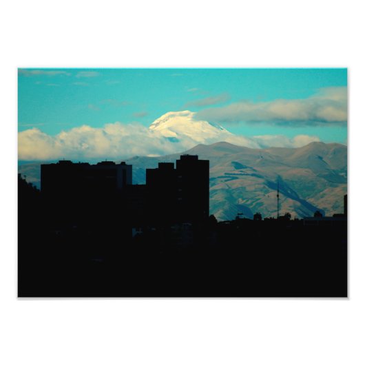カイアンベ火山 フォトプリント            (正面)