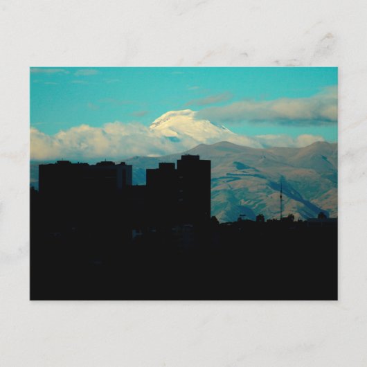 カイアンベ火山 ポストカード (正面)