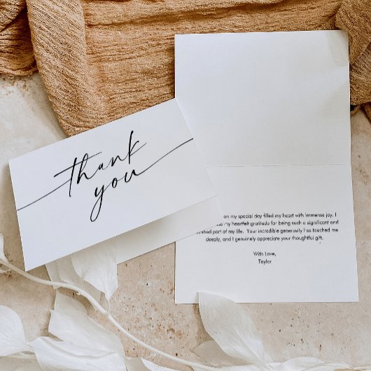 カイア ミニマリスト ありがとう フォールド カード