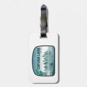 カイウガレイクニューヨークディアー ラゲッジタグ (裏面縦)