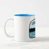 カイウガレイクニューヨーク魚釣りロッド ツートーンマグカップ (左)