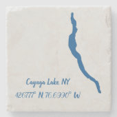 カイウガレイクNYマーブルコースター ストーンコースター (正面)